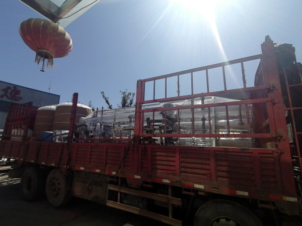 二手10噸雙級反滲透設備裝車