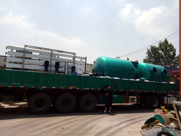 二手20噸單級反滲透裝車