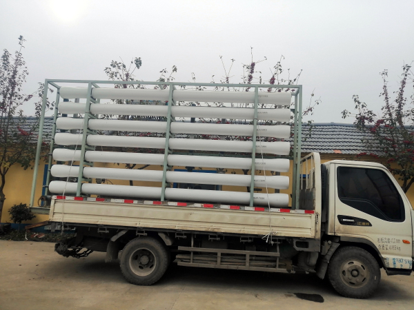 二手25噸單級反滲透設備裝車