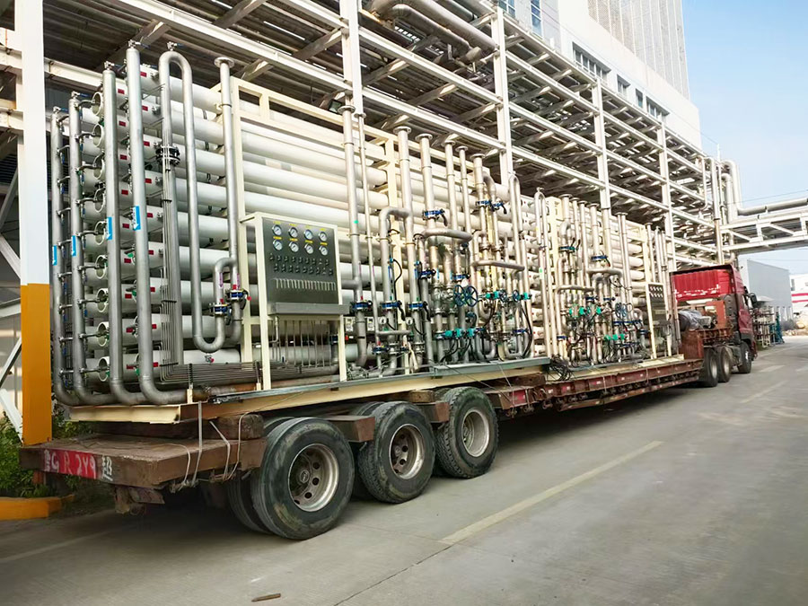 二手反滲透設備裝車