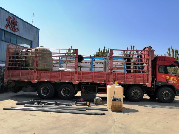 二手20噸單級反滲透設備裝車