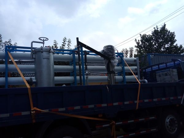 二手20噸單級反滲透設備裝車